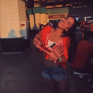 University of Miami Crop Top ( Game Day Shirt)